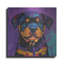  «Woof Rottweiler» par Rich Monet, art mural en métal, 12 po x 12 po-708507742