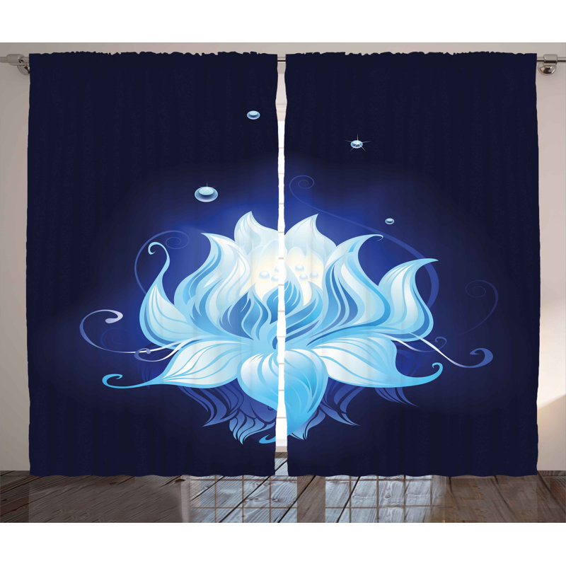Shaws Semi Sheer Curtain Pair, 54" W x 84" L