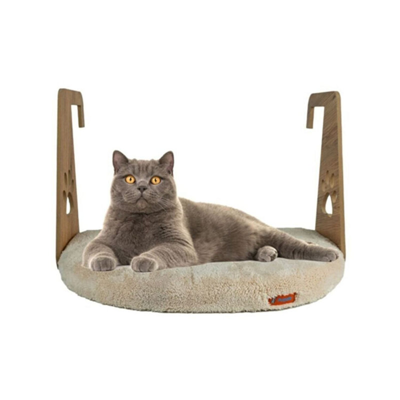 Cozy Radiator Pet Bed, Cream Color, 20.5 x 13.8 inches | 100% WELLSOFT Fabric & 100% MDF Frame (Thickness: 0.2 inches) | Perfect for Small Pets, Space-Saving Design, Stylish & Comfortable for Your Furry Friends