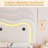 Velvet Upholstered Floating Bed with Music-Sync LED Lights & Charging Station-1723791437-1723791427