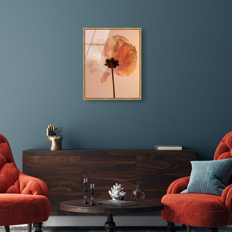 Amber Radiance II Print, 37"H x 31"W, Gold Floater Frame