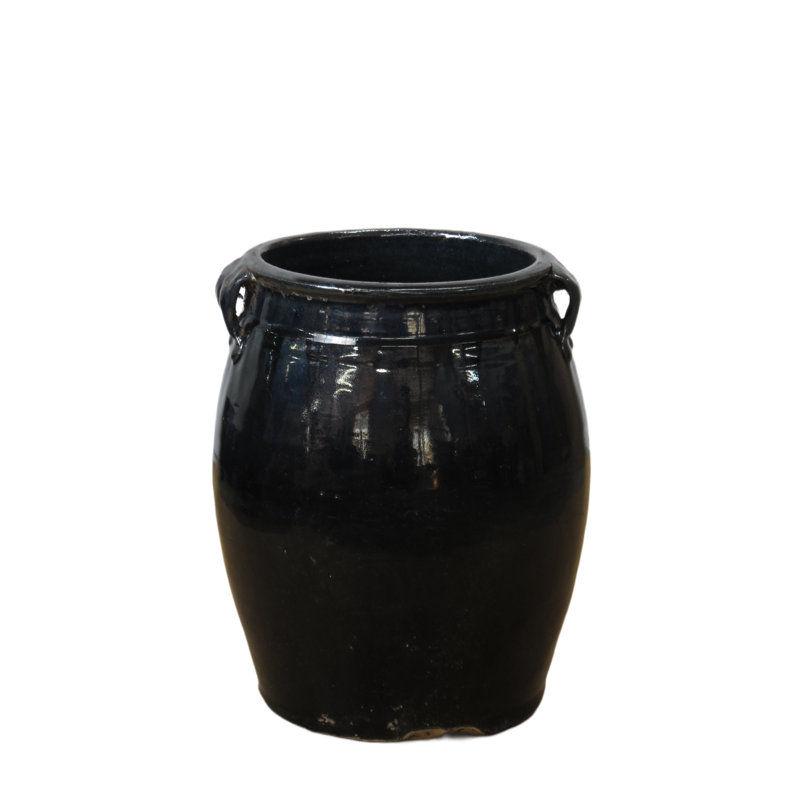 Asian Classic Handmade Earthenware Table Vase