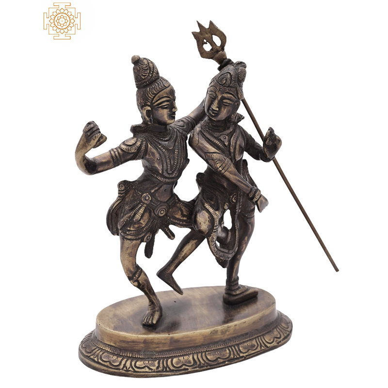Shiva-Parvati dans Pose dansante