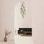 Keshawn 7 - Light Black/Gold Cluster Pendant