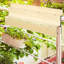 Table de bureau pliable pour balustrade pour balcon, bois d'épinette, espace d'activités extérieures, aspect naturel, l 59 po x H 12,5 po, barre de charge de 66 lb, couleur, poids
