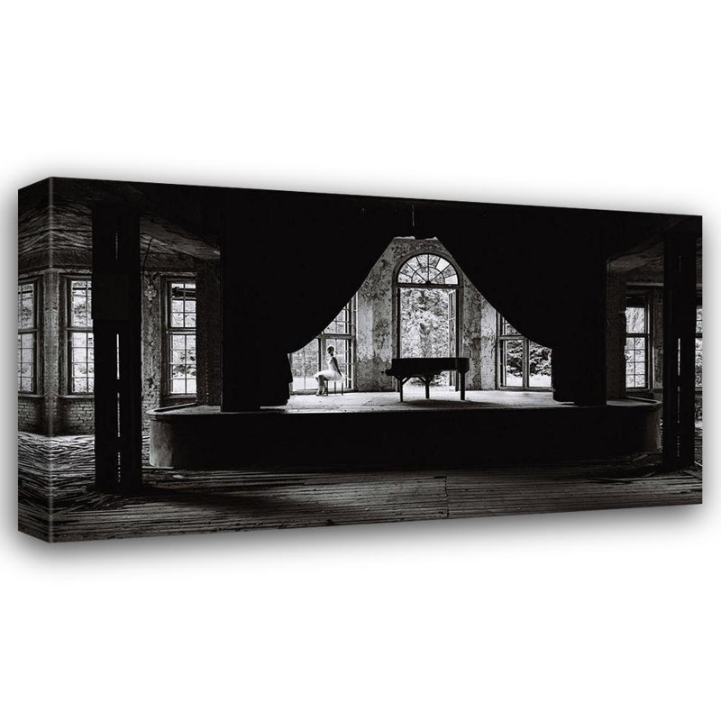 Art sur toile tendue avec Lark Manor ™ Buder, Stefan, ballerine, H 15 po x l 24 po