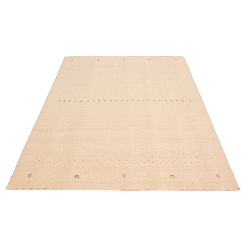 Tapis crème Kashkuli Gabbeh 7 pi 10 po x 11 pi 1 po