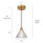 Luminaire suspendu conique à 1 lumière Meya