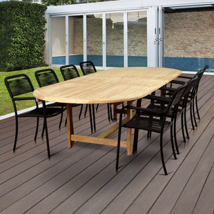 Codi 9 Piece Teak Dining Set
