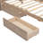 L-shaped Platform Bed with Three Storage Drawers-1735286075