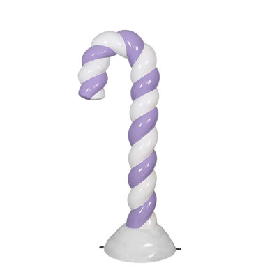 CANDY CANE IN SNOW 6FT (PASTEL PURPLE)