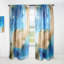 Panneau de rideau simple semi-diaphane avec passe-tringle Abstract-72135339