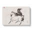 Two Horses by Shibata Zeshin - Wrapped Canvas Painting-55372120