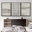 Geometric Abstract Simple Neutral Modern Pictures Home Decor - Framed Canvas Print Wall Art Work-73379993-73379995