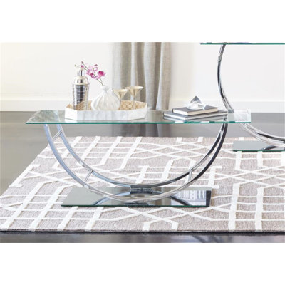 Tyleik Glass Top Coffee Table
