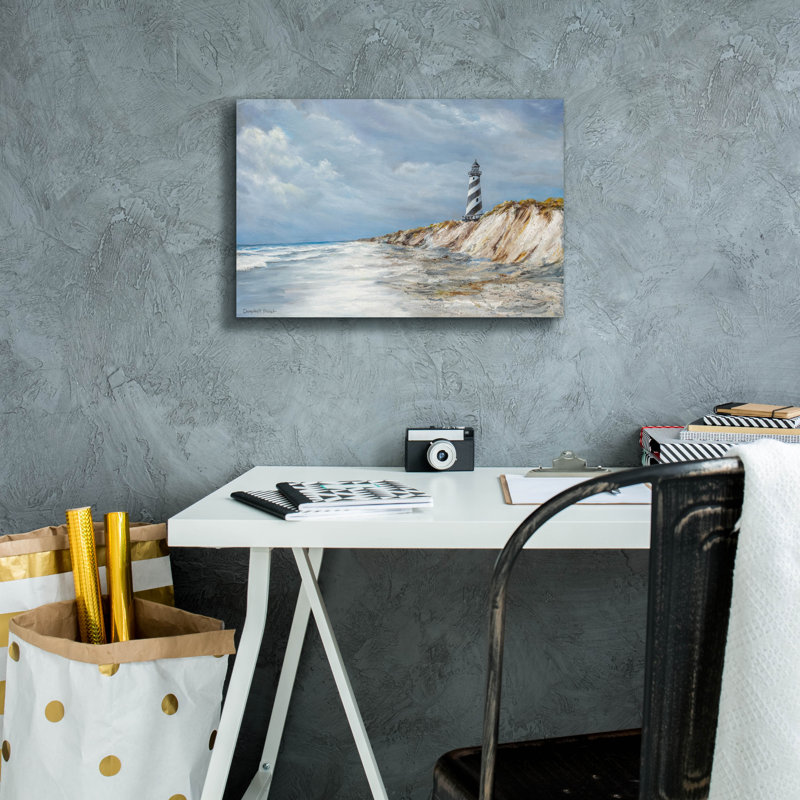  «Old Hatteras» par Campbell Frost, art mural sur toile, 18 po x 12 po
