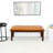 Calhame Genuine Leather Upholstered Bench