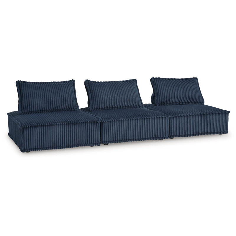 Budd 3-Piece Modular Seating, 3, 28" H x 117" W x 39" D