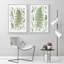 «Herbal Silhouettes Botanical Modern Art», œuvre d'art murale 2 pièces-98109739-98109741