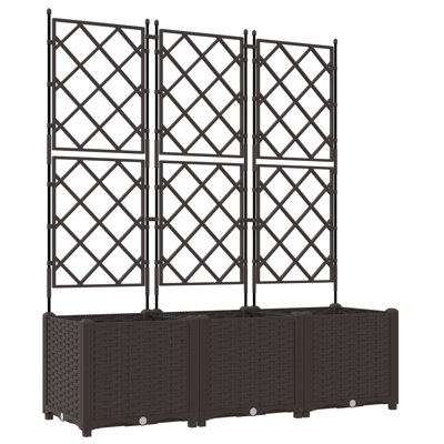 Garden Planter Steel Outdoor Container Modern Decor Terrace Stylish Pot