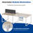Okeysen 6 Person Modular Benching Workstation with Outlets-129877144