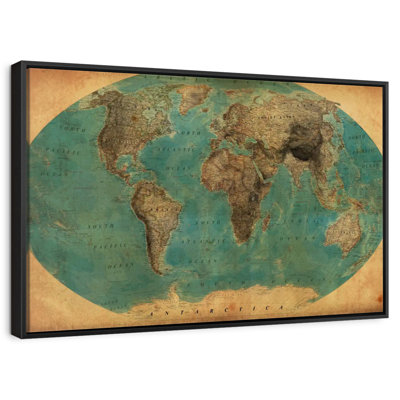Aliaz Retro World Map