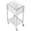 Bac à glaçons à roulettes 32 qt