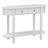 Elegant Retro Console Table With Curved Design & Smooth Glaze-1370757233