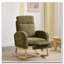 Chaise berçante avec pieds en bois massif-1099353835