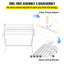 101.6 cm L Plastic 4 - Bar Freestanding Towel Rack-247605693