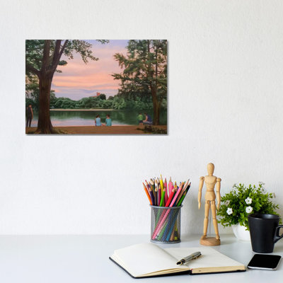 Prospect Park Lake 1 Piece Wrapped Canvas Painting