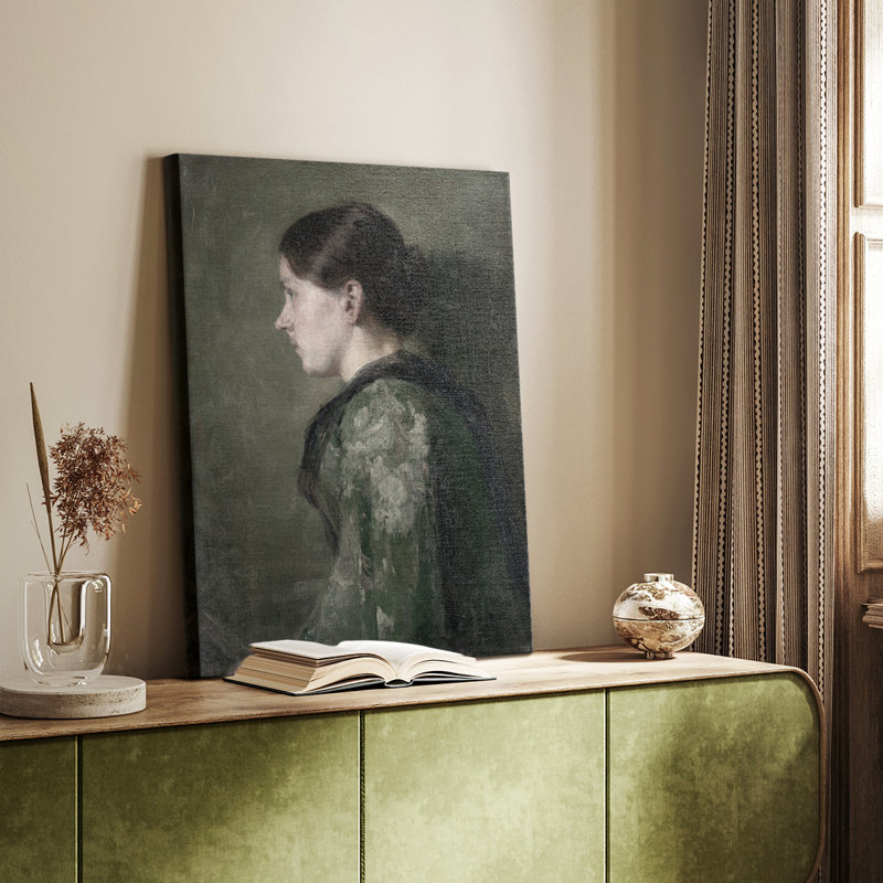 Reproduction de portrait rétro - galerie Cavas sur mesure, H 27 po x l 18 po