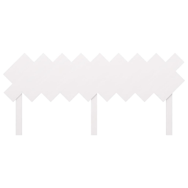 Avraj Bed Headboard White 178x3x80.5 cm Solid Pine Wood