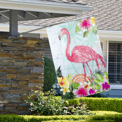 Drapeau de jardin tropical pour le printemps