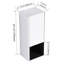 Armoire murale de salle de bain 12 po, 6 portes à fermeture douce, blanc, sophistication moderne, rangement spacieux pour créer un espace agréable, élégance, accessoires