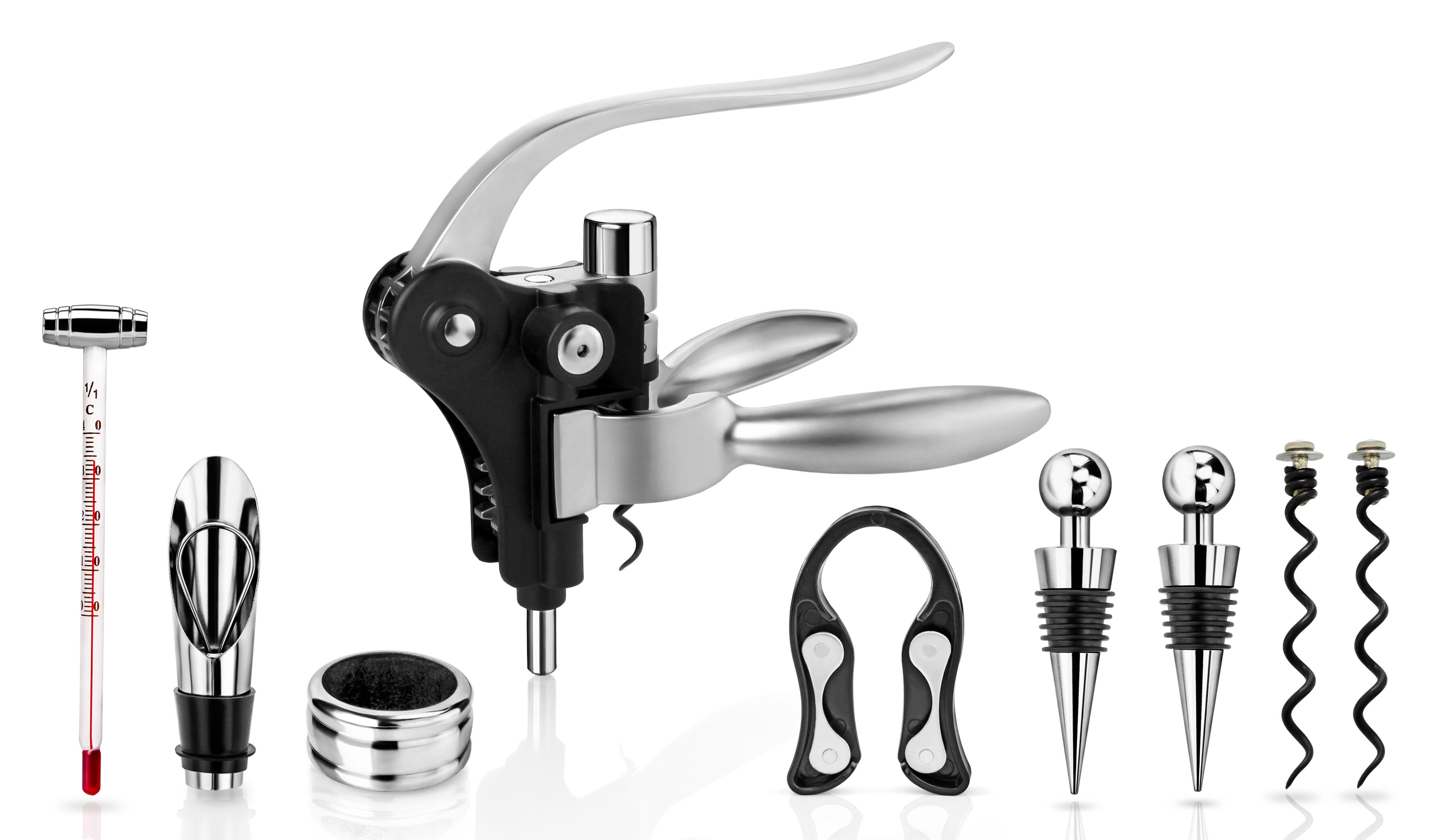 Crafthouse Signature Bottle Opener and Waiters Corkscrew Set