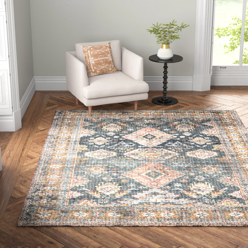 Gelo Oriental Indoor Rug, Square 1'6"