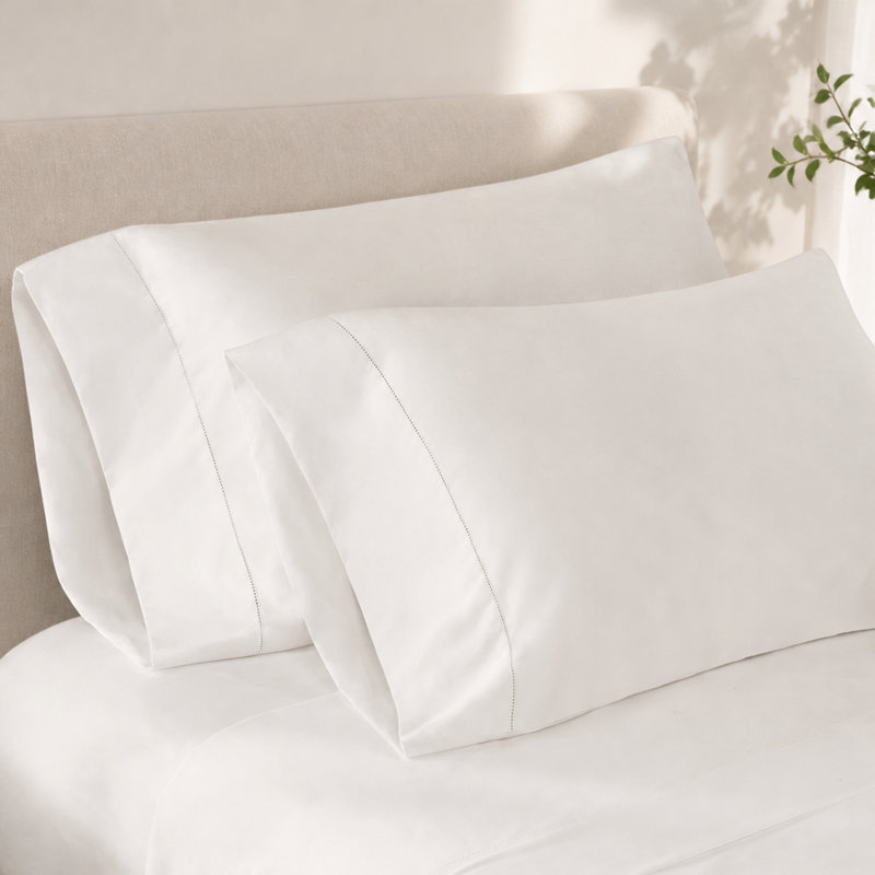 Ensemble de draps en coton Luxe Supima, Très grand séparé, Blanc