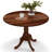 Arush Rubberwood Round Solid Wood Top with Solid Wood Base Dining Table-810479231