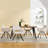 5-Piece Dining Set with Swivel Upholstered Chairs and Rectangular Table - 2 Color Options for Kitchen Dining Room-1479181209-1479181208