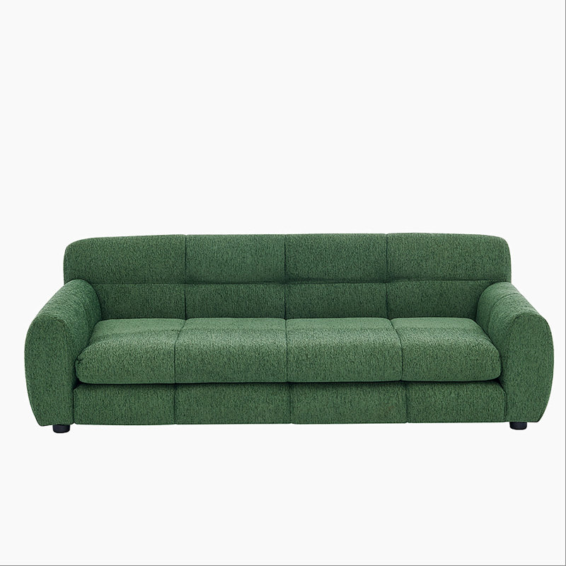 pet sofa bed with backrest and armrests, Green, 17.5" H x 51" W x 28" D