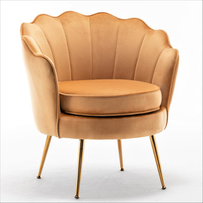 Elanora Velvet Barrel Chair