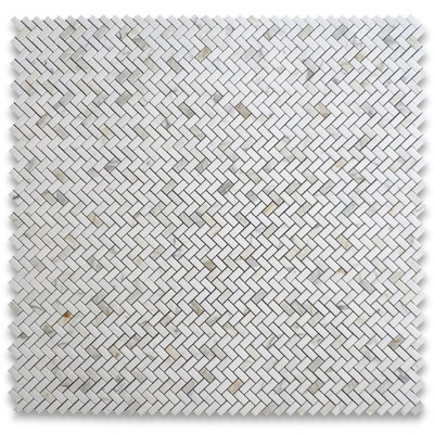 Calacatta 11" x 11" Marble Mosaic Tile