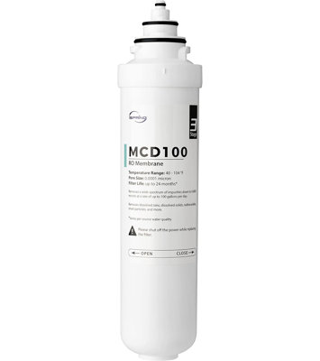  Filtre de remplacement à membrane iSpring MCD100 RO pour système d'osmose inverse de comptoir RCD100, cycle de remplacement: jusqu'à 24 mois
