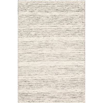 Sylvie Chevron Flatweave Wool Cream/Black Area Rug