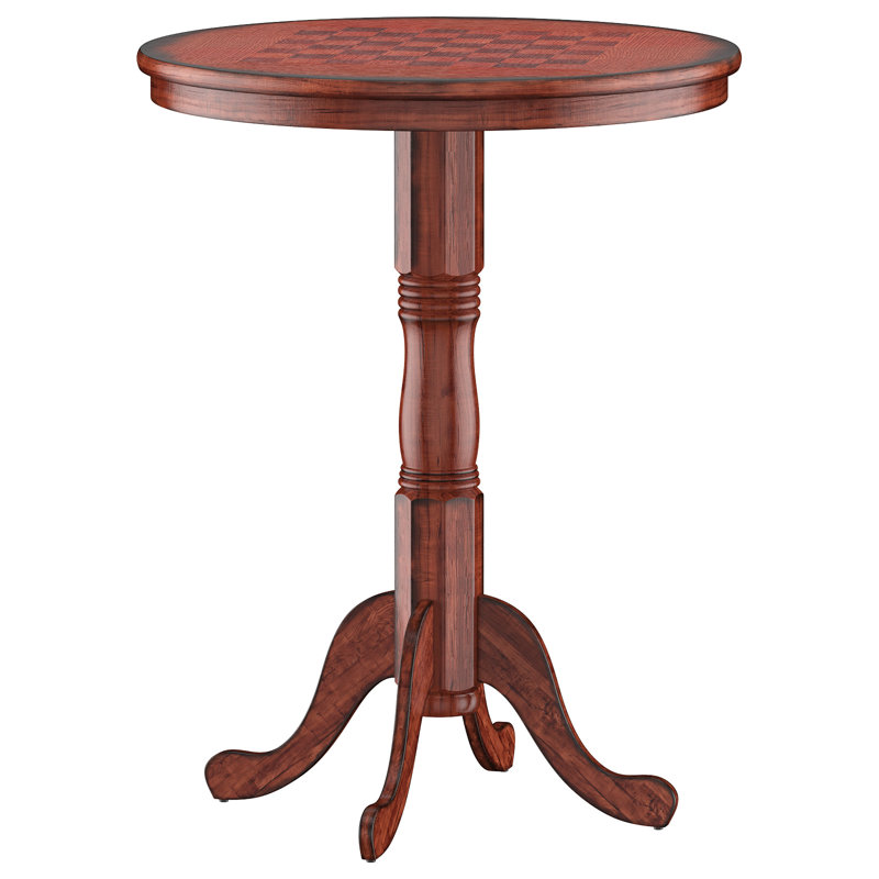 Round Solid Wood Base Dining Table