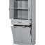 Rangement de salle de bain gris avec portes et tiroir, armoire, peint, 2 buanderie, tablette réglable, basculement pour le basculement de la maison et tiroir-2021642700