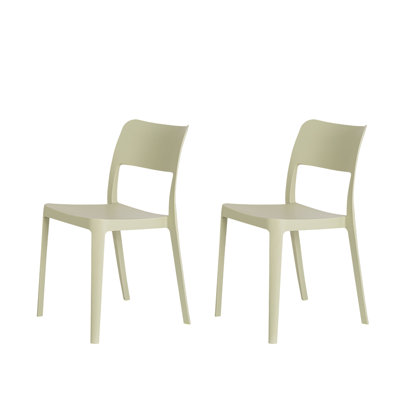 Chaise de terrasse empilable Alaycia