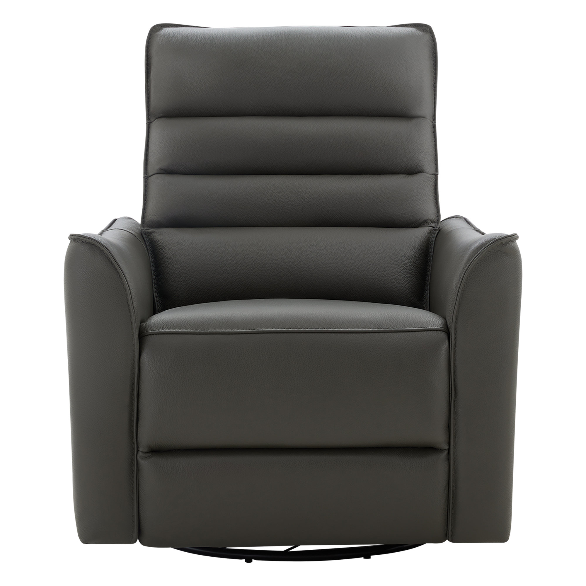 Gabi Swivel Glider Power Recliner, Gray