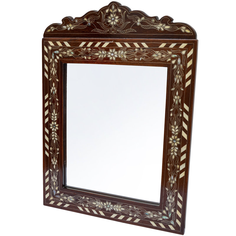 Arch Solid Wood Wall Mirror